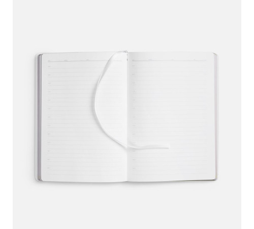 Ежедневник Nebraska Flex, недатированный, белый с золотистым