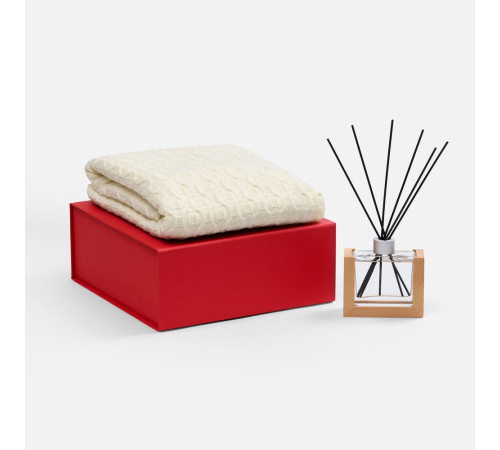 Коробка складная Quadra Fold, красная