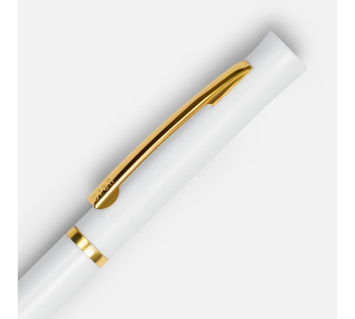 Ручка шариковая Euro Gold, белая