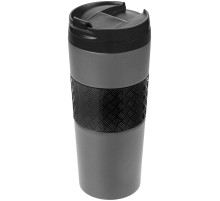 Термостакан Hard Work, вакуумный, темно-серый (графит)