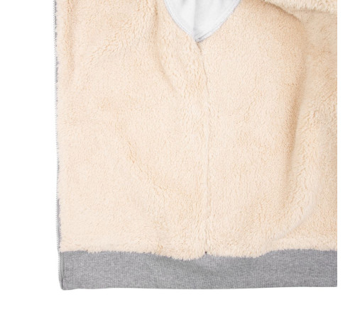 Толстовка унисекс на молнии Sherpa 280, серый меланж