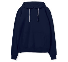 Толстовка с капюшоном Unit Kirenga, темно-синяя