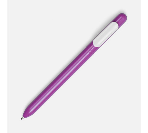 Ручка шариковая Swiper, фиолетовая с белым