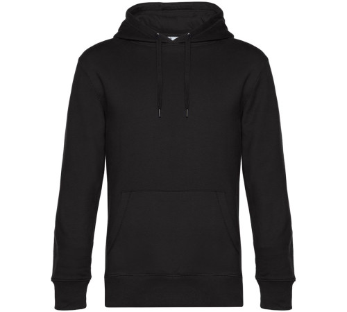 Толстовка с капюшоном унисекс King, черная