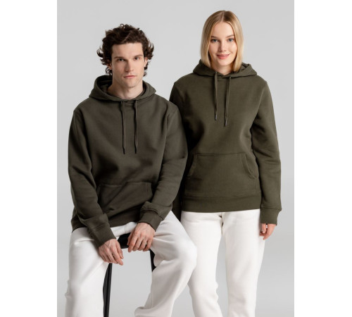 Толстовка с капюшоном унисекс King, хаки