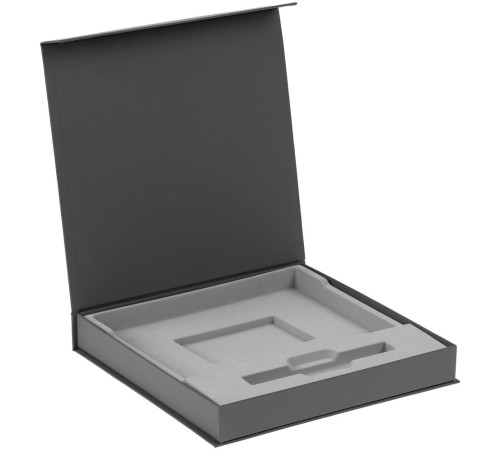 Коробка Memoria с ложементом под ежедневник и ручку, ver. 2, серая