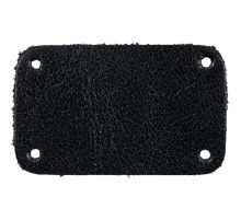 Лейбл кожаный Beta, S, черный