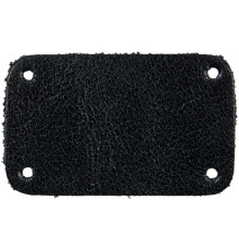 Лейбл кожаный Beta, S, черный