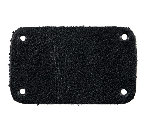 Лейбл кожаный Beta, S, черный