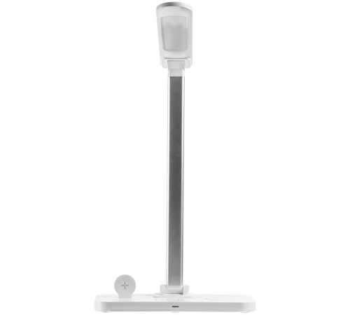 Настольная лампа с беспроводной зарядкой Power Light, белая