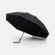 Зонт наоборот складной Futurum, черный