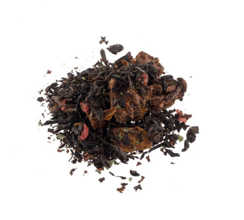 Чай «Сокочай», черный с ананасом, клубникой и мятой