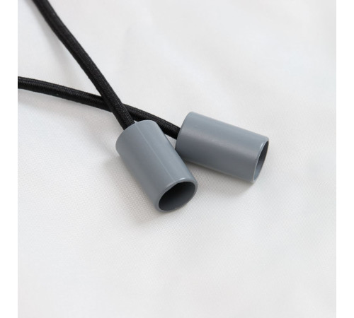 Пара наконечников для шнурка Tizzle, серый