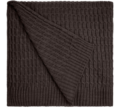 Плед Slumberland, коричневый меланж