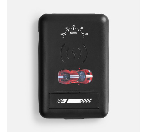 Органайзер с беспроводной зарядкой и набором адаптеров Octopod, черный