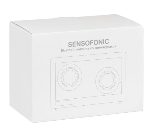 Bluetooth-колонка со светомузыкой Sensofonic, черная