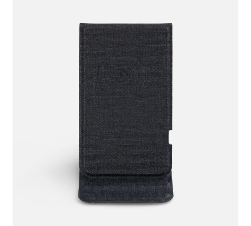 Подставка для смартфона с беспроводной зарядкой Kickstand, серая