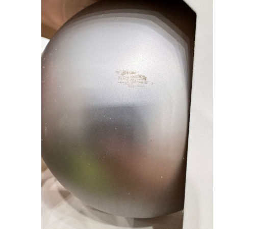 Оформительский шар Finery, 10 см, матовый серебристый