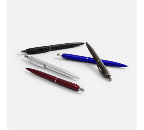 Ручка шариковая Bright Spark, серый металлик