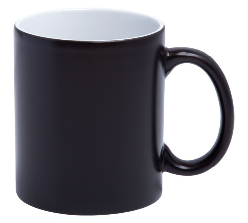 Кружка «Хамелеон», ver.2, матовая , черная