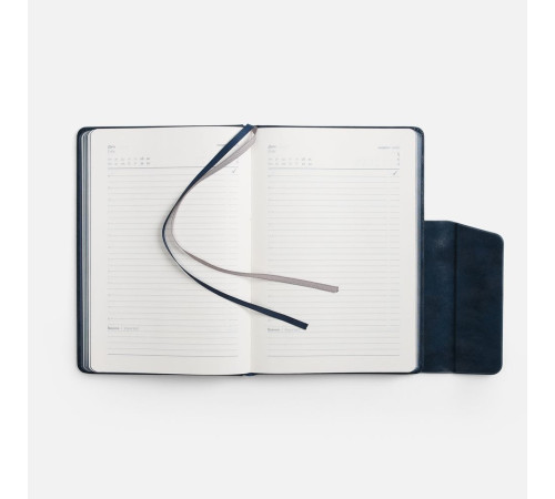 Ежедневник Leadmark, недатированный, синий