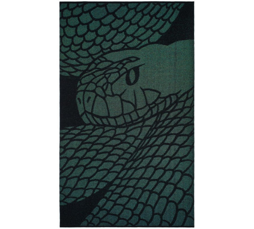 Плед Serpentica, черный с люрексом