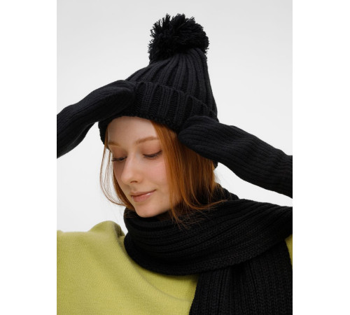 Варежки HappyGo, черные