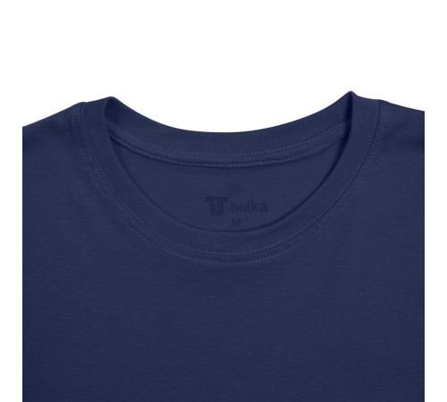 Футболка унисекс T-bolka 140, темно-синяя (кобальт)
