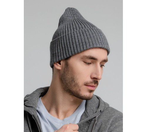 Шапка Stout, серый меланж