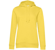 Толстовка с капюшоном женская BNC Inspire (Organic), желтая