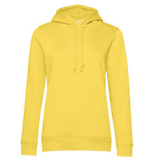 Толстовка с капюшоном женская BNC Inspire (Organic), желтая