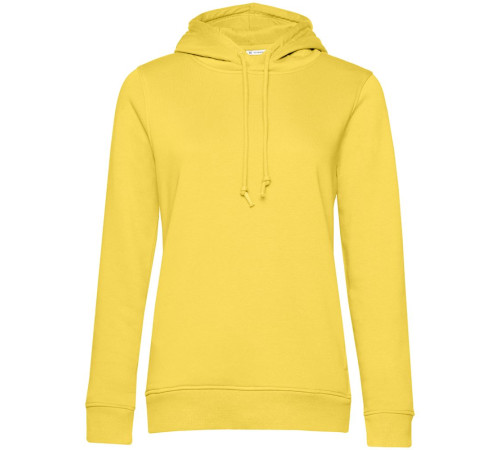 Толстовка с капюшоном женская BNC Inspire (Organic), желтая