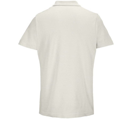 Рубашка поло унисекс Pulse, молочно-белая