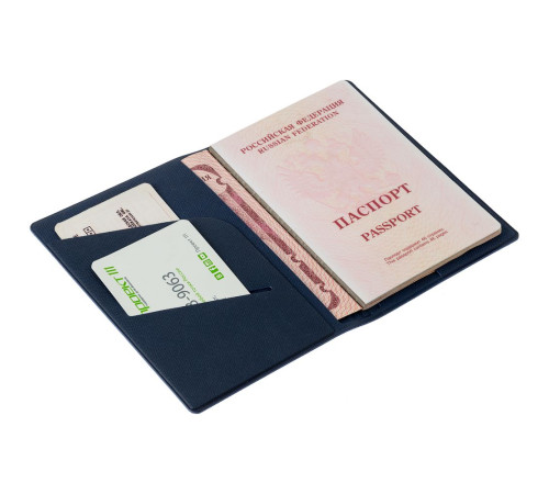 Обложка для паспорта Devon, синяя