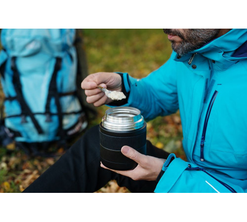 Термос для еды Takk Pappa, черный