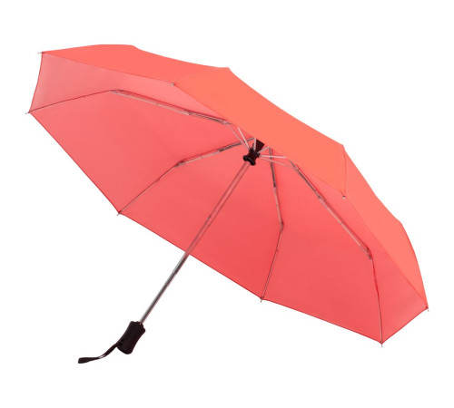 Зонт складной Manifest Color со светоотражающим куполом, красный