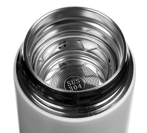 Смарт-бутылка с заменяемой батарейкой Long Therm, белая