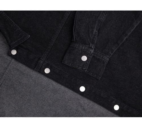 Куртка джинсовая O1, черная