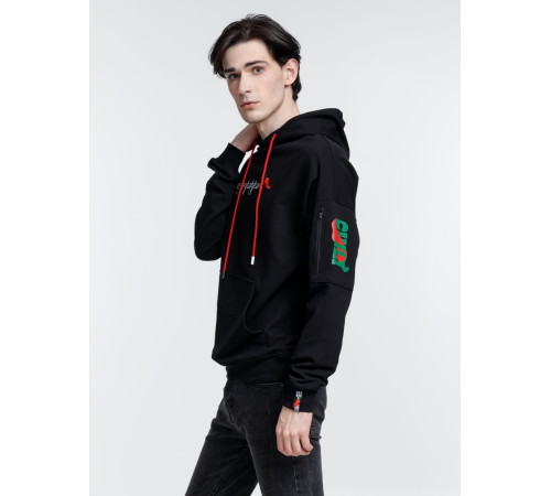 Худи унисекс Hand Some, черное