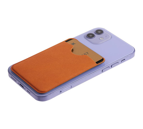 Чехол для карты на телефон Devon, оранжевый