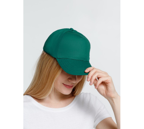 Бейсболка Promo, темно-зеленая