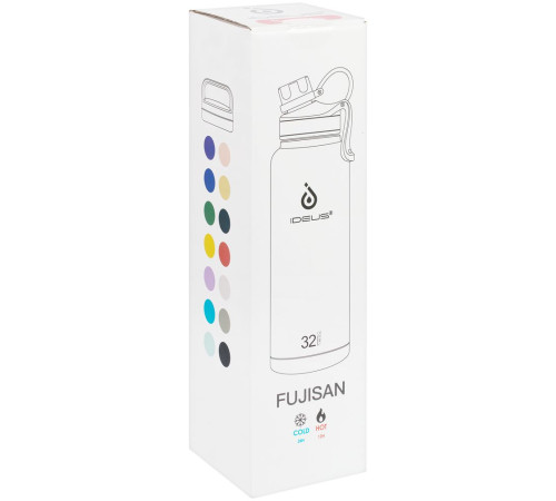 Термобутылка Fujisan XL 2.0, черная