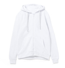Толстовка на молнии с капюшоном Siverga 2.0, белая