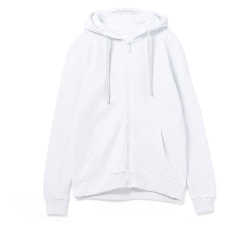 Толстовка на молнии с капюшоном Siverga 2.0, белая