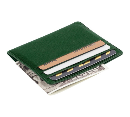 Чехол для карточек Devon, темно- зеленый