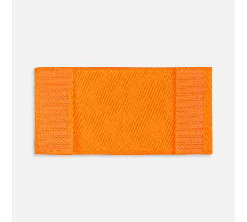 Лейбл тканевый Epsilon, XXS, оранжевый неон