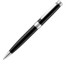 Ручка шариковая Broad Ring, глянцевая, черная