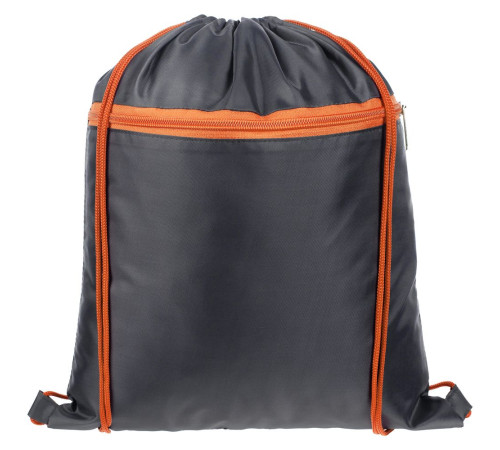 Детский рюкзак Novice, серый с оранжевым