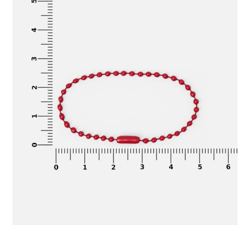 Цепочка для крепления Sharic, красная