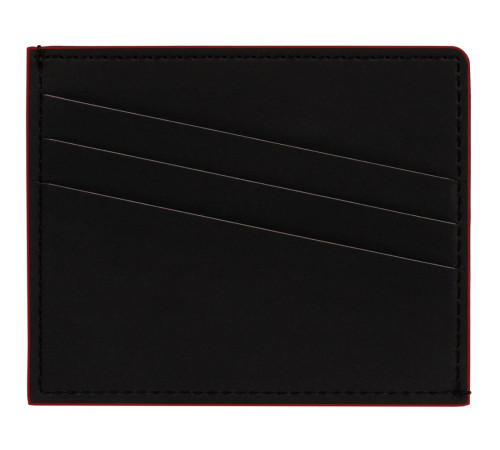 Картхолдер Multimo, черный с красным